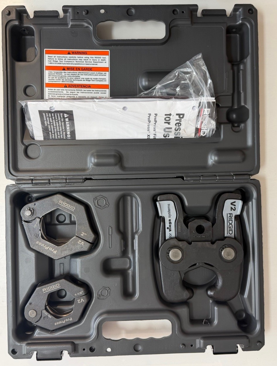 RIDGID 27428 V2 Kit, 1 1/2" – 2" Ring for RIDGID Standard Press Tools