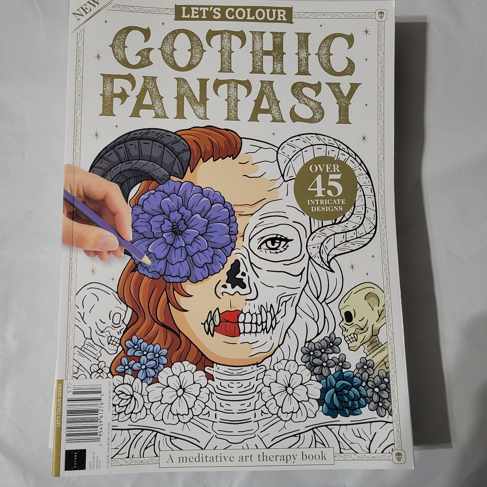 Gothic Fantasy Adult Coloring Book: Colouring Heaven MAGAZINE 2026 ~ 45 Designs