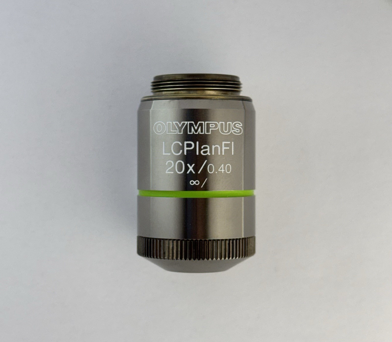 Olympus LCPlanFl 20x/0.40 0/∞ UIS Microscope Objective Lens RMS