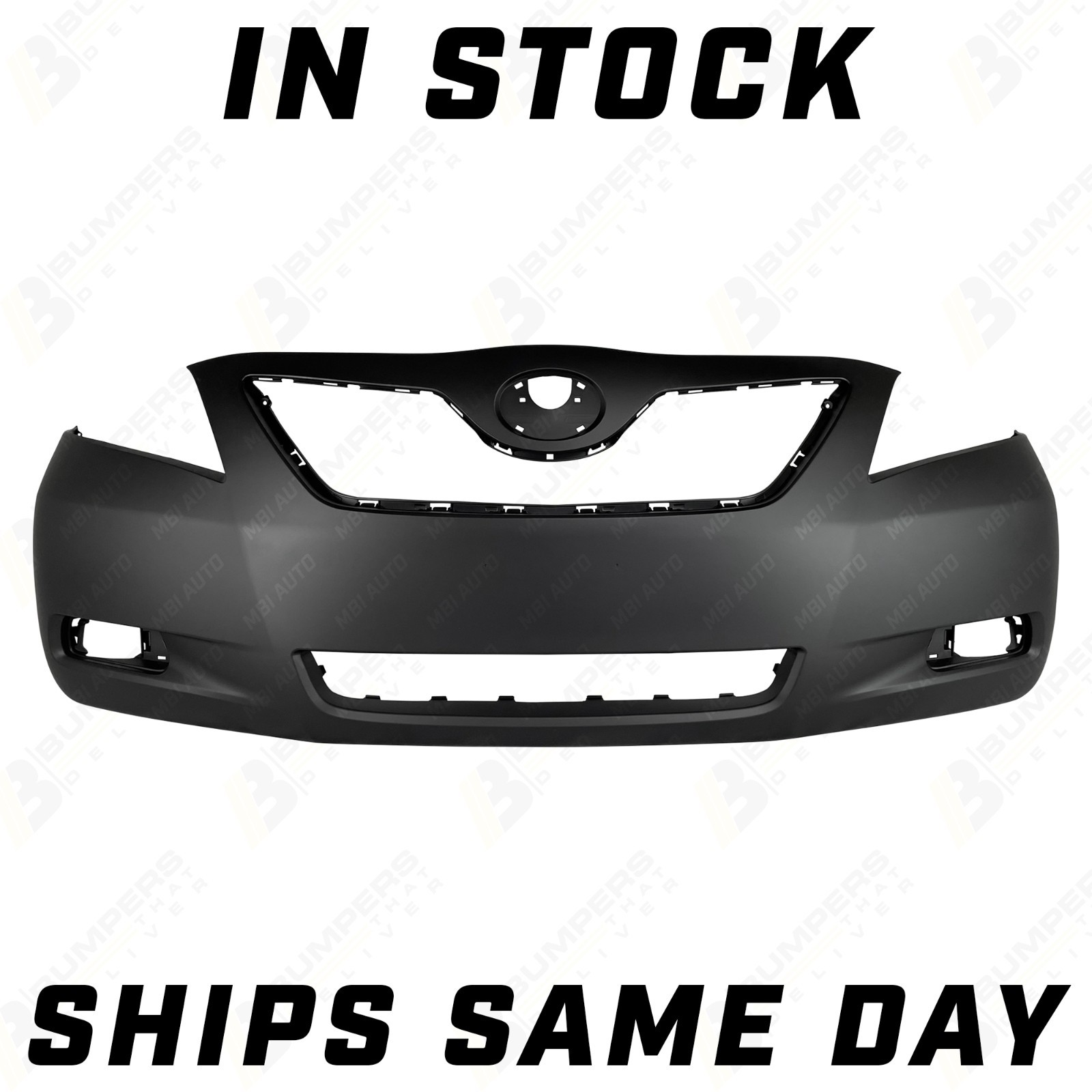 NEW Primered - Front Bumper Fascia for Replacement 2007-2009 Toyota Camry Hybrid