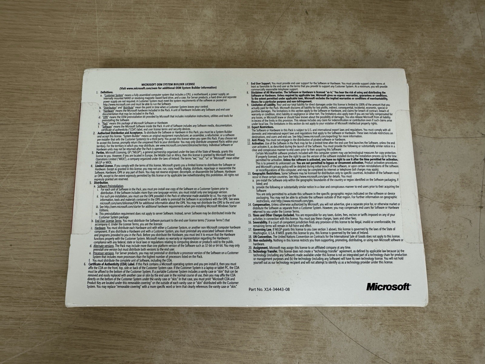 Microsoft Windows Home Server 2011 64-Bit OEM System Builder Pack CCQ-00128: NEW