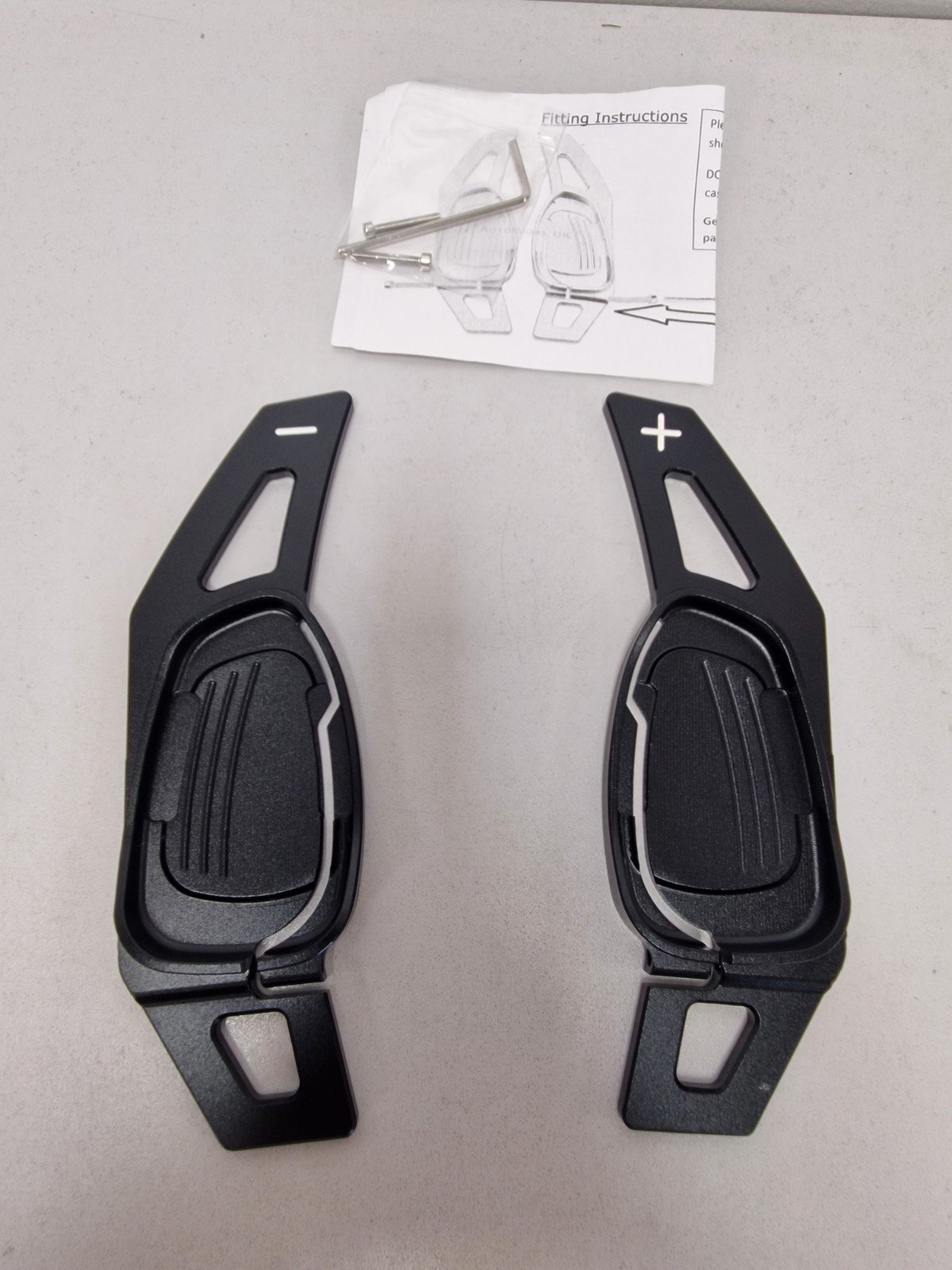 DSG Gearshift paddle extenders Aluminium