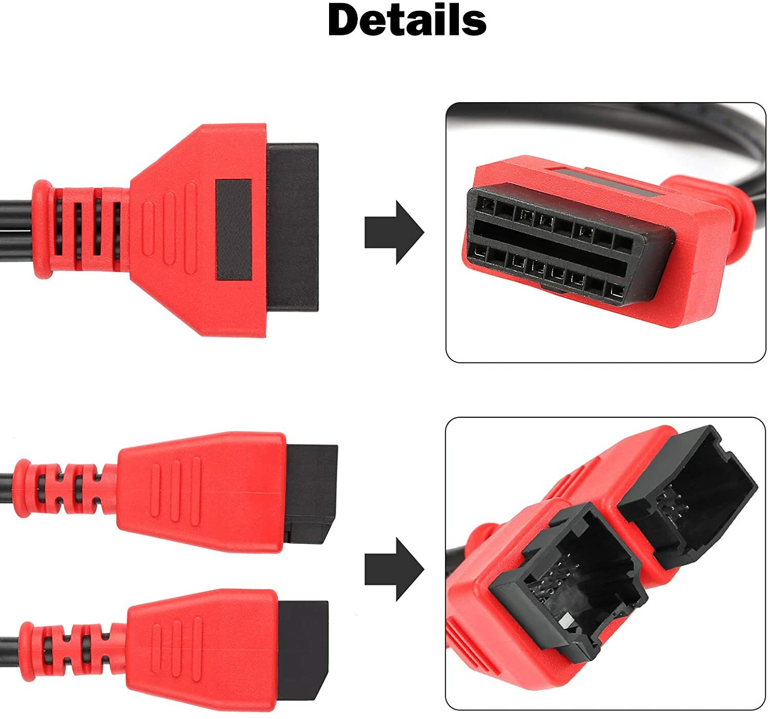 12+8Pin Programming Connector Cable Adaptor For Chrysler Autel Maxisys MSCHRY128