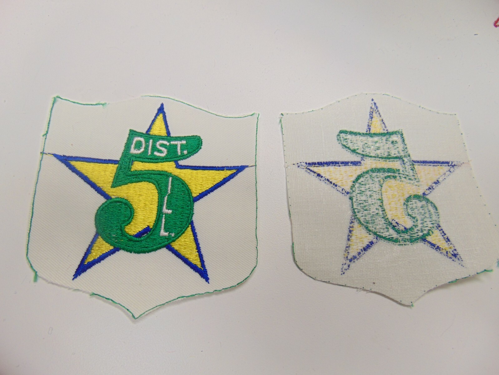 PATCH SEW ON OLDER DISTRICT 5 ILLINOIS