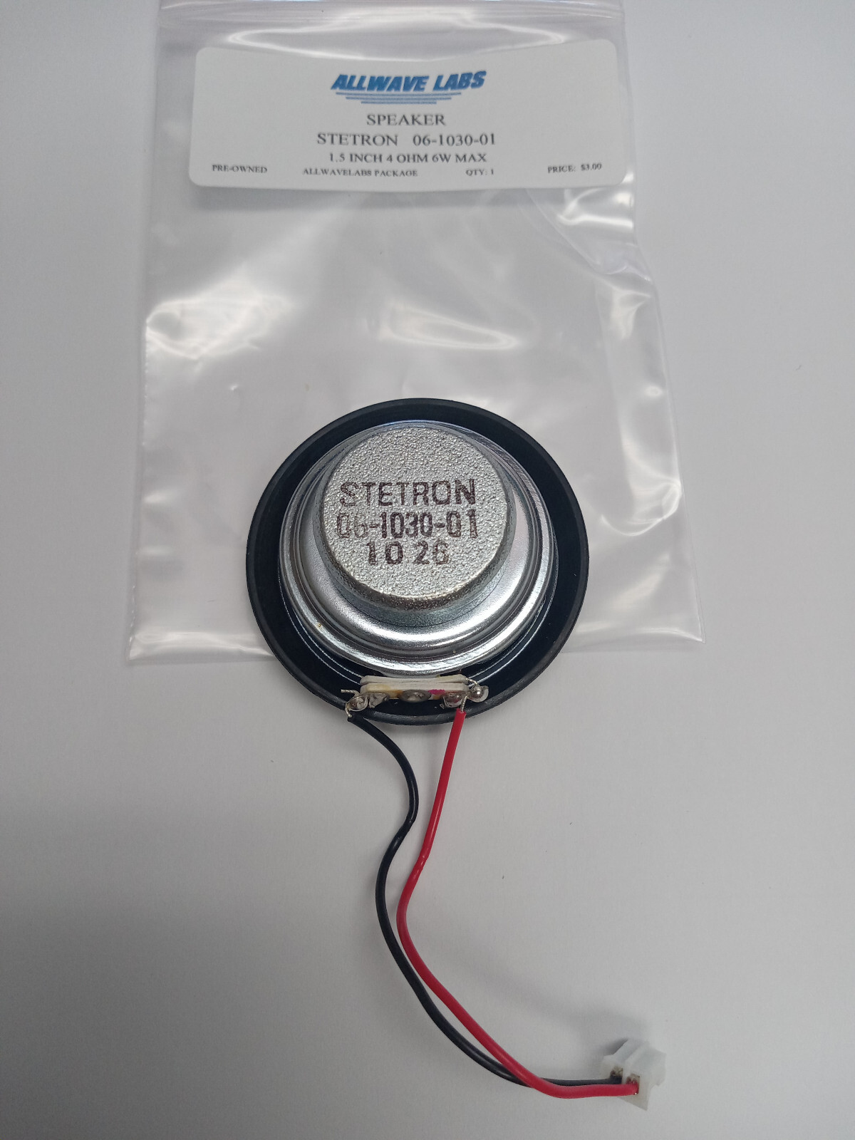 1.5 INCH SPEAKER 4 OHM 6W