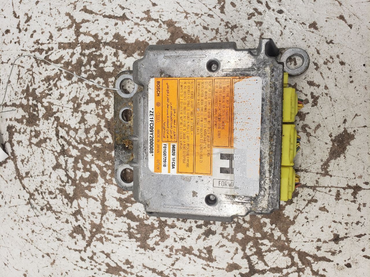 2009-2011 Nissan Cube Control Module ab Under Console Thru 8/11 OEM 1364439