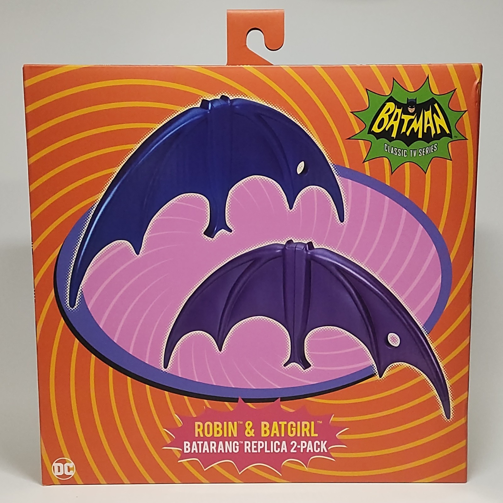 NECA Batman Classic TV Series Robin & Batgirl Batarang Replica 2-Pack
