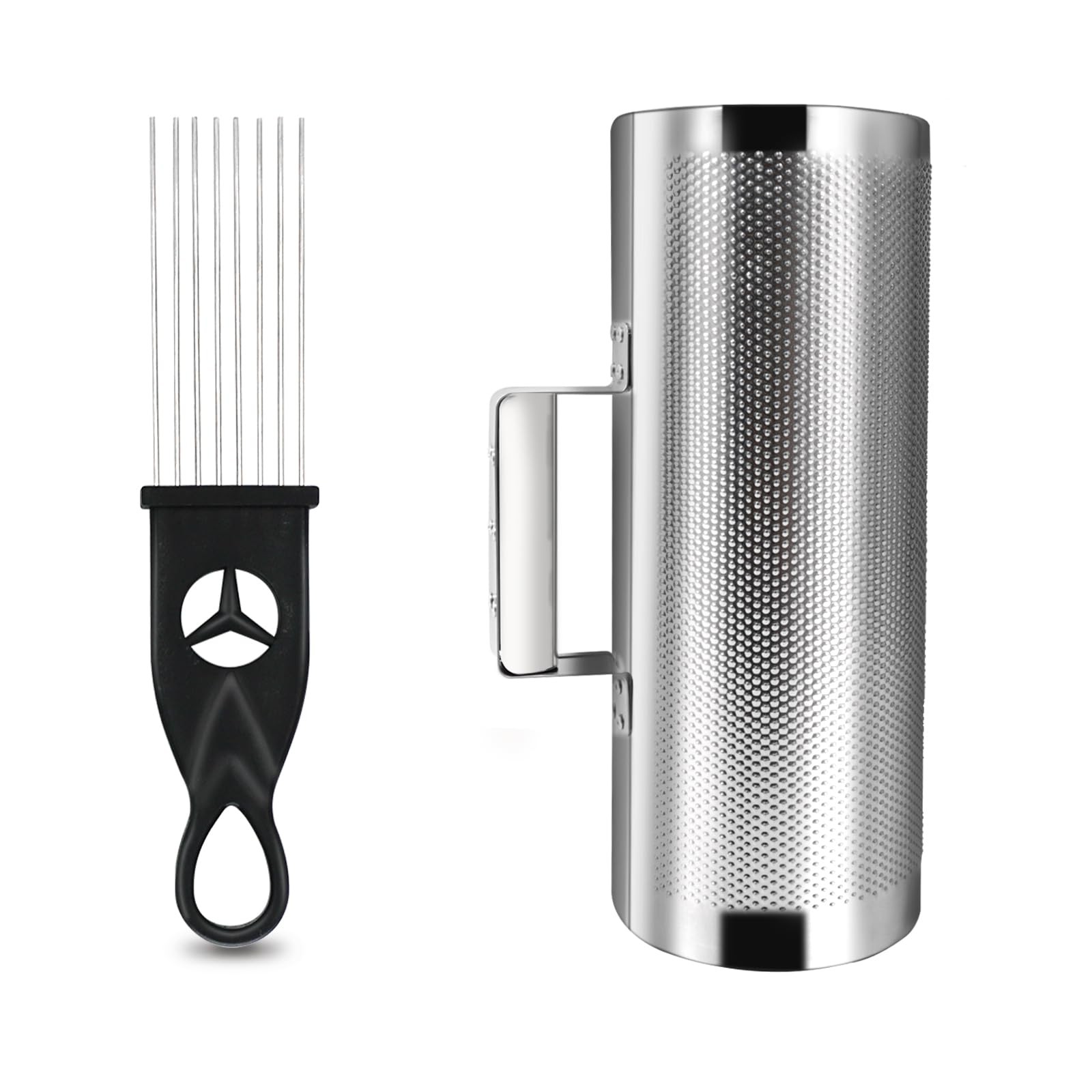 Guiro Instrument 12"x5" Stainless Steel Guiro Latin Percussion Instrument wit...