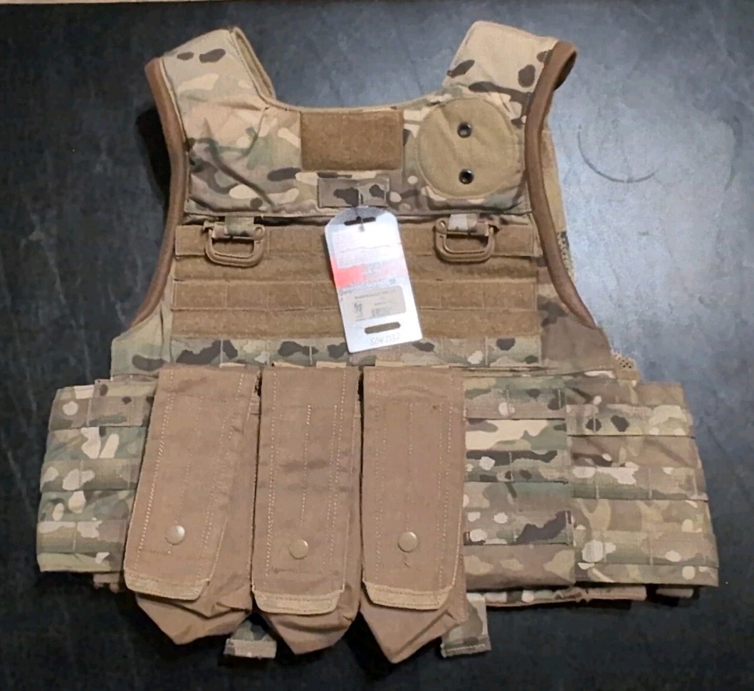 Shellback Tactical RANGER Scalable Plate Carrier (Multicam) W/ Triple Mag Pouch