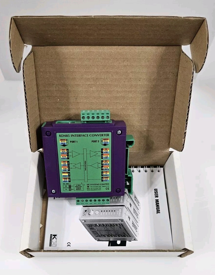 Saelig KD485 Interface Din Rail Converter ● KD485-STD-232-4XX  《1 EA》 New In Box