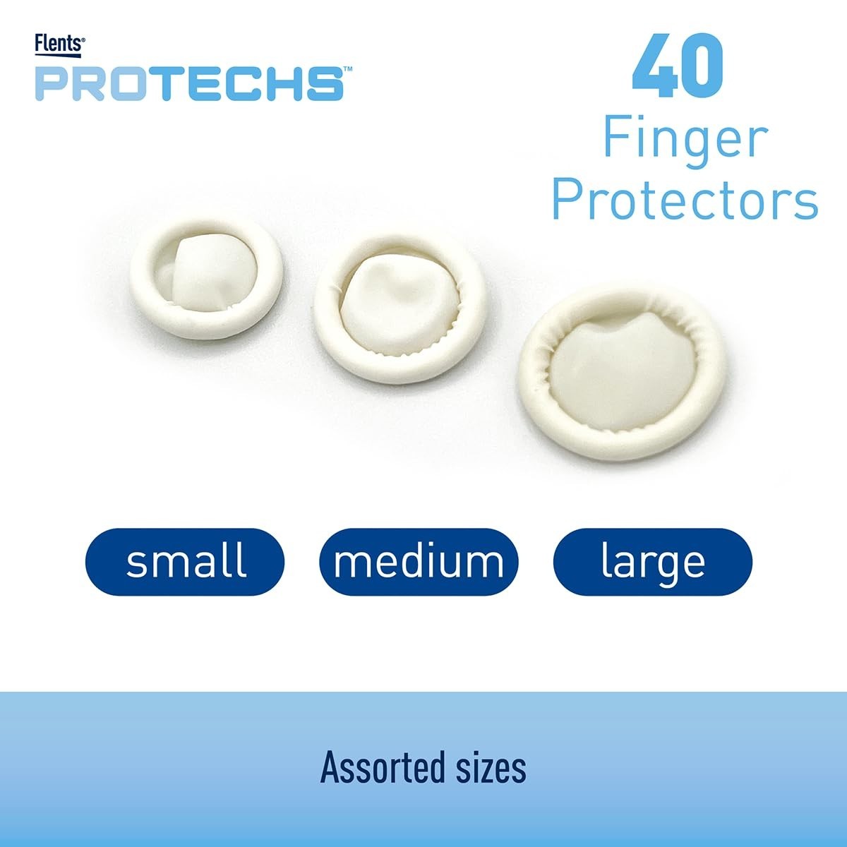 Comfortable Flexible Finger & Toe Protectors - Essential 40 Count First Aid Kit