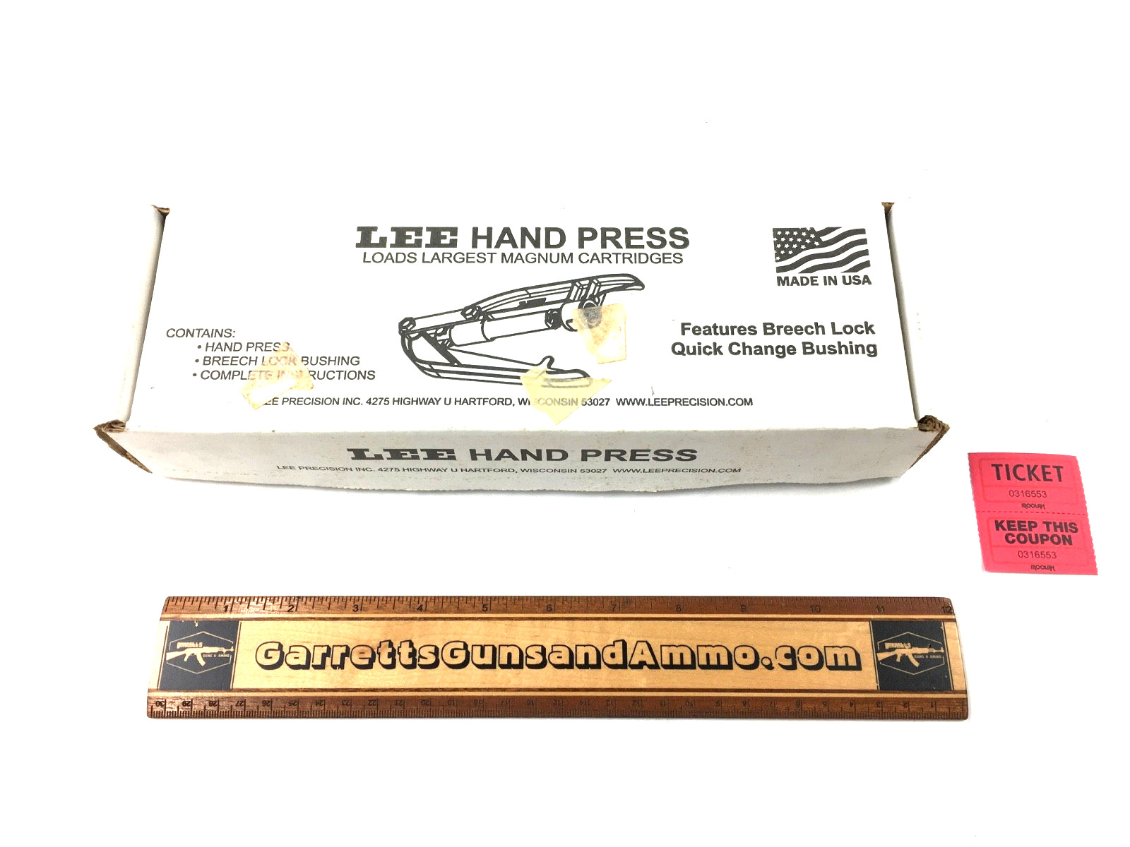 Vintage Lee Precision Inc Lee hand press model 90685 w/ box  316553