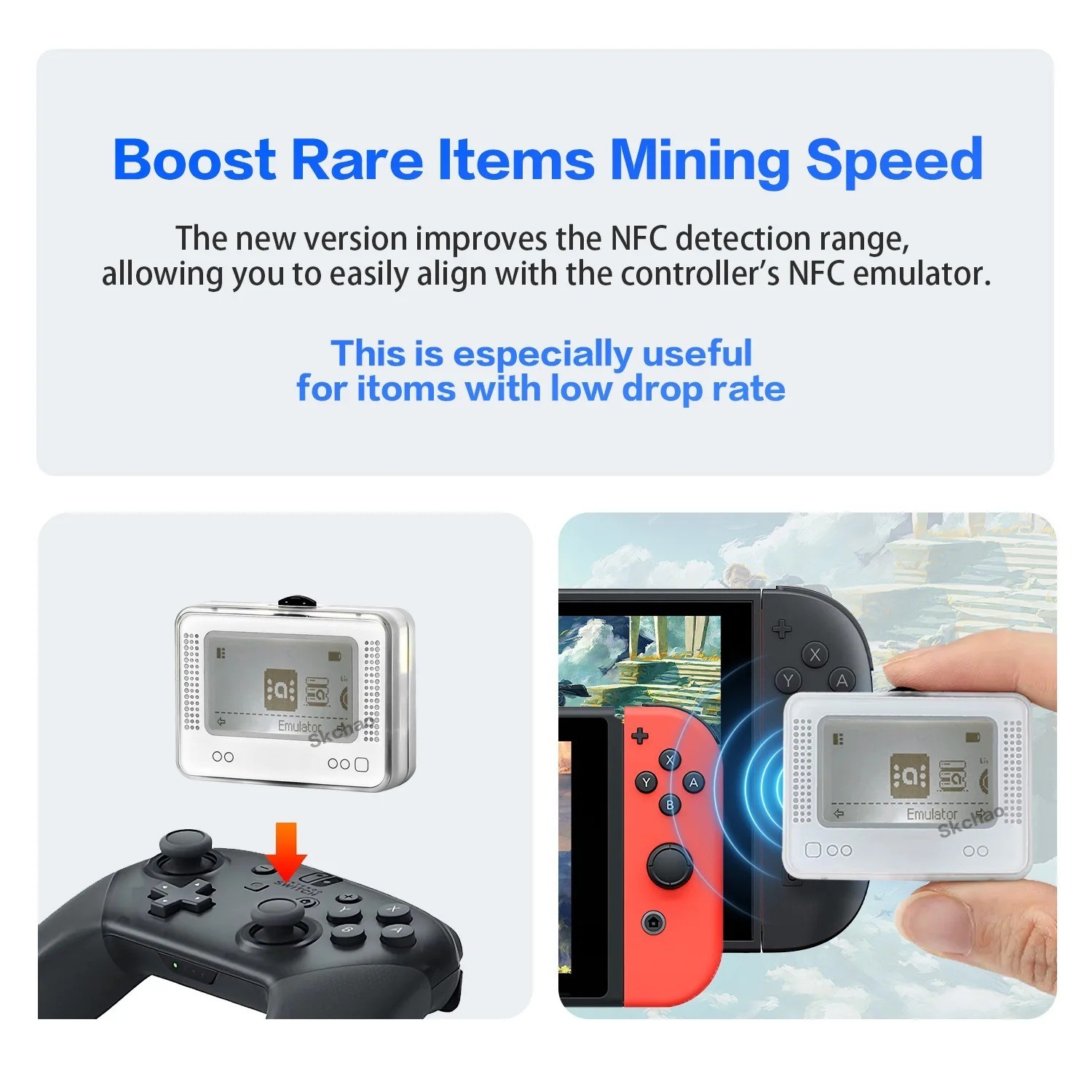 NFC Game Simulator Smart Card Swipe Amiibo Emulator Switch OLED LITE 3DS Wii U