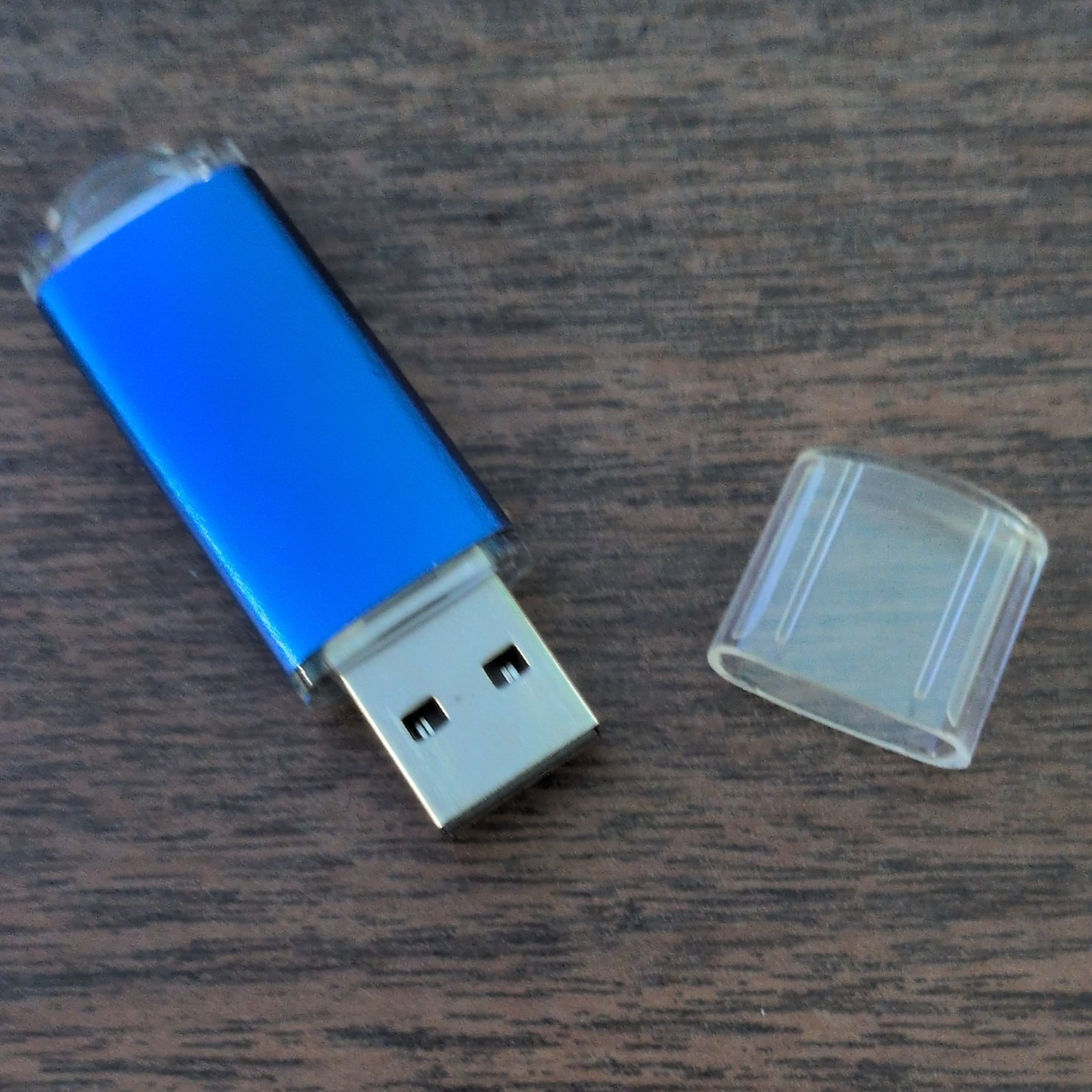Blue 32gb USB 2.0 Flash Drive Thumb Drive USB Interface with Clear Cap