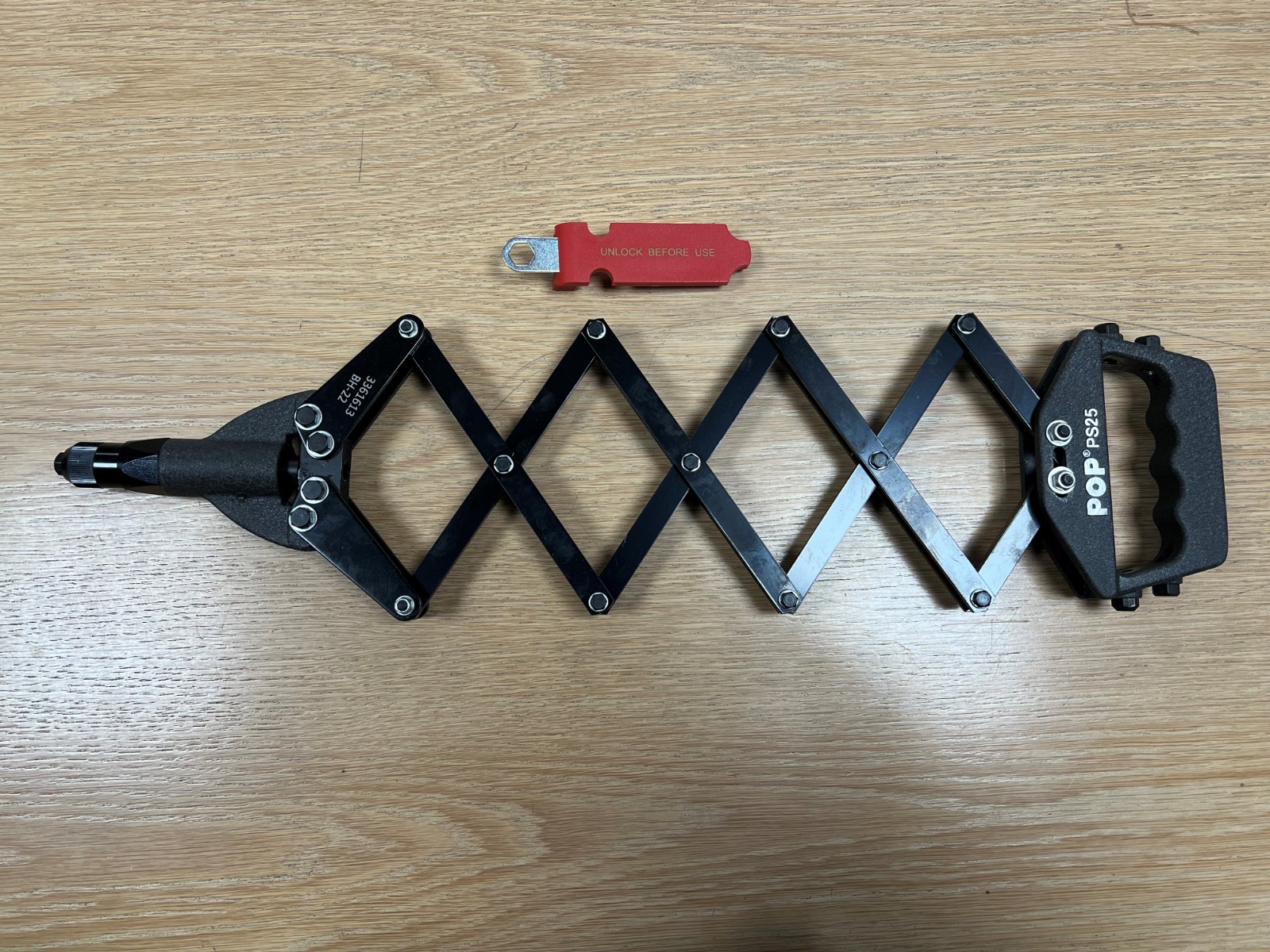 popset PS25 lazy tong rivet tool