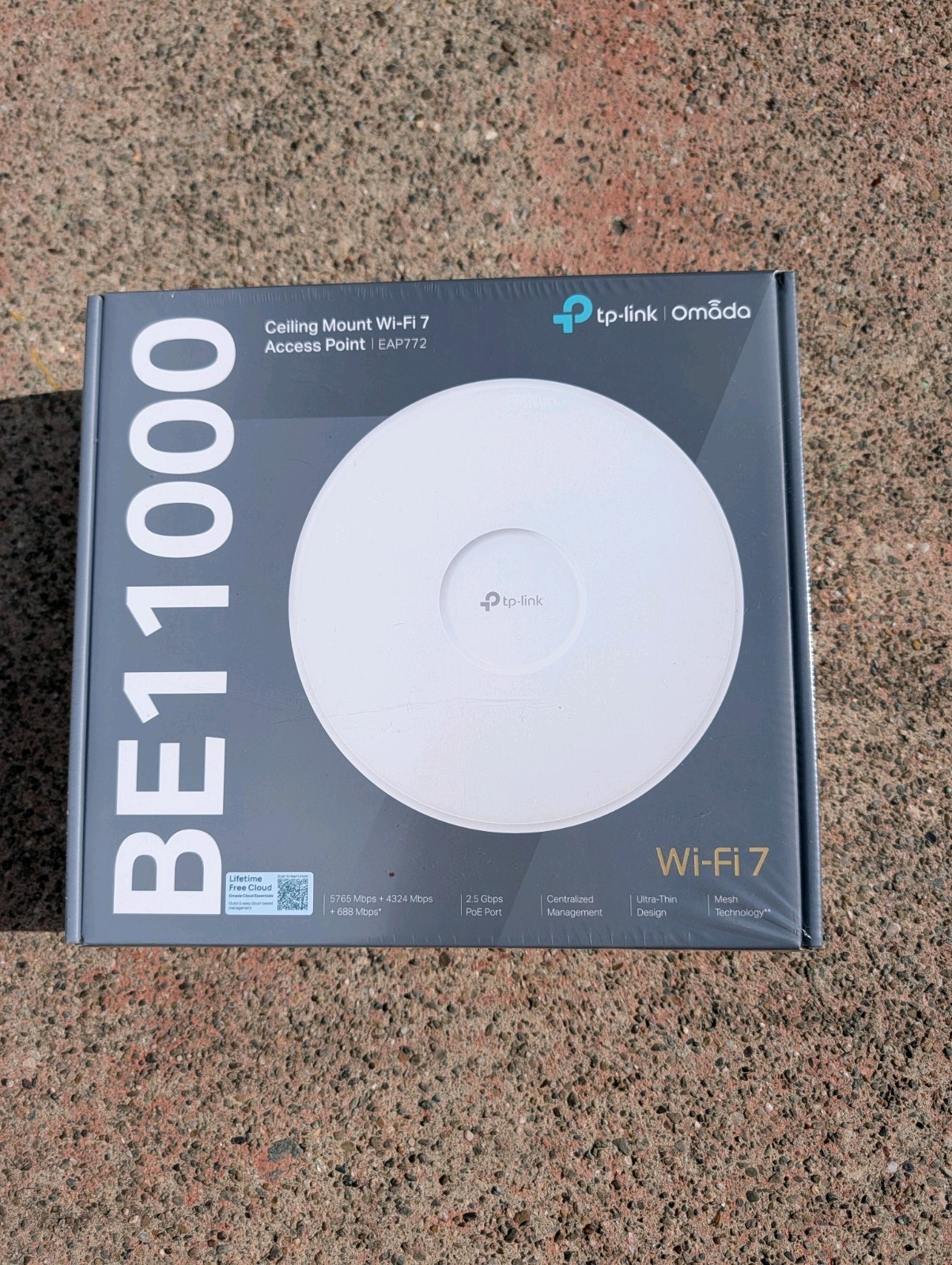 TP-Link EAP772 BE11000 Omada Wi-Fi 7 Tri-Band Access Point