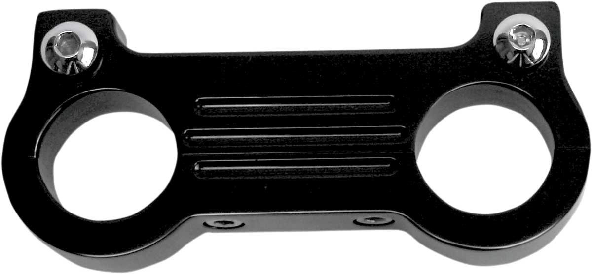 Accutronix Guage Mount Adapter for 1 1/4in. T-Bar Handlebars - Black - GM101B