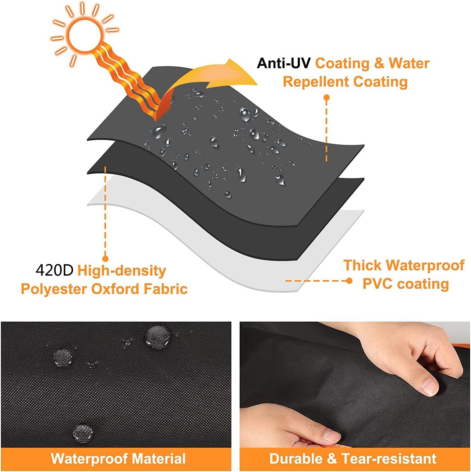 Waterproof Mobility Scooter Cover - Durable 420D Storage Protection