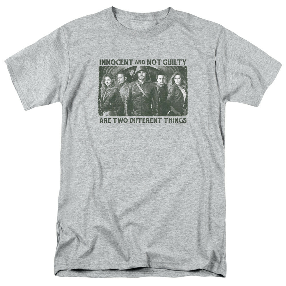 Arrow TV Series Innocent and Not Guilty Are Two Different Things T-Shirt UNWORN