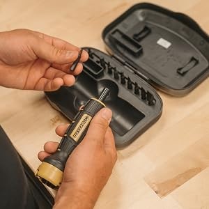 Digital FAT (Firearms Accurizing Torque) Wrench with Interchangeable Bits and