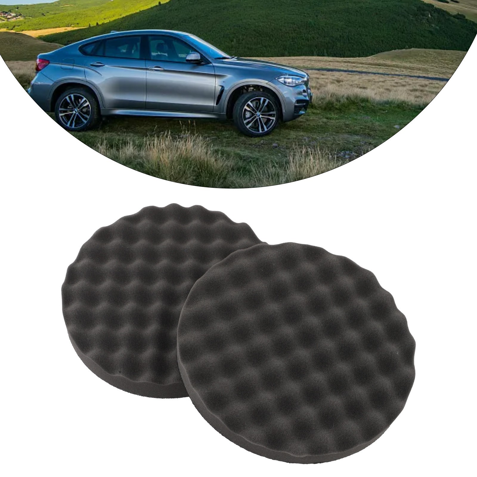 For 3 M 05725 8 Inch Round Single-Sided Foam Car Polishing-Pad 05725 Two