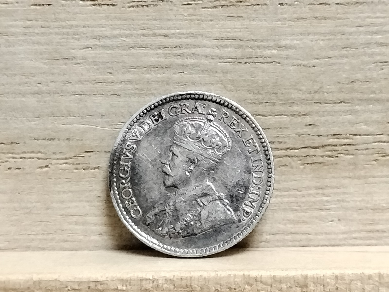 1919 5 Cents Canada Silver Coin (George V)