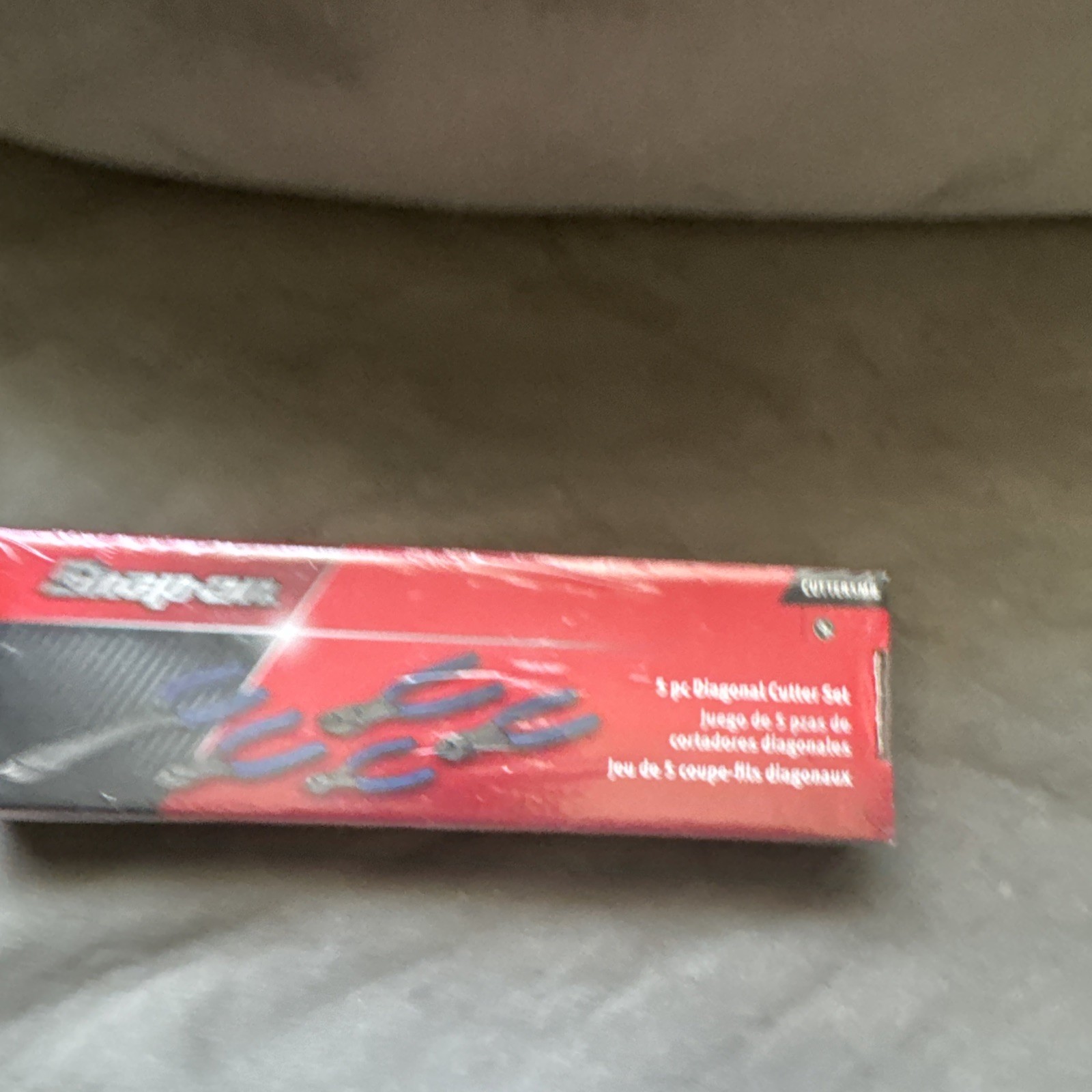 Snap-on Tools USA NEW 5pc POWER BLUE Diagonal Cutter Pliers Set CUTTER5MB