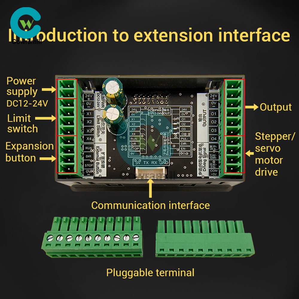 SMC05 Stepper Servo Motor Pulse Controller with Forward/Reverse Speed Control