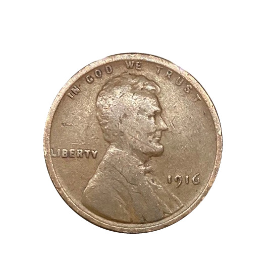 1916 Lincoln Wheat Penny Cent - G/VG Good or Better Very Nice