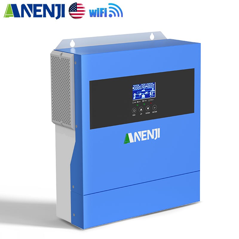 4200W 24V Hybrid Solar Inverter On+Off Grid MPPT 100A 500VDC Charger Controller