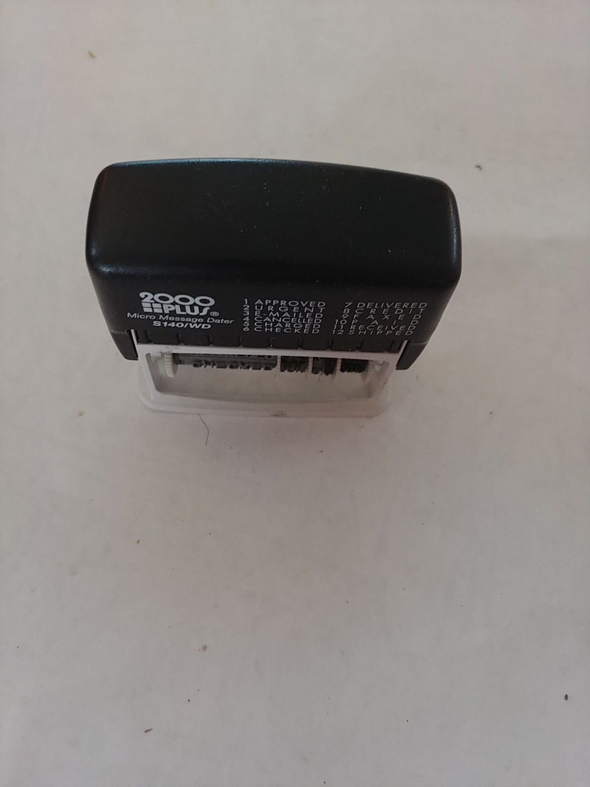 Cosco 2000 PLUS Micro Message Dater, Plastic, Self-Inking (COS011090)