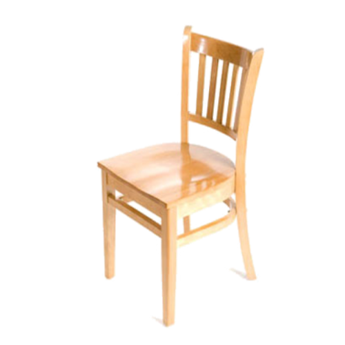 Oak Street Mfg. Oak Street Mfg WC102NT Verticalback Natural All Wood
