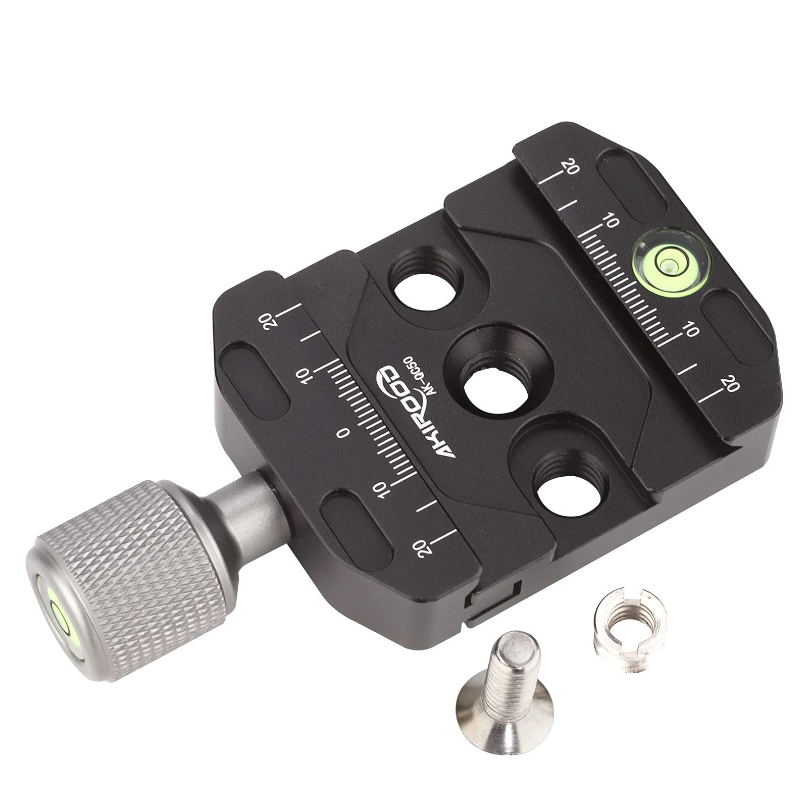 50mm Quick Release Clamp Arca Style Plate Universal Tripod Monopod Adapter