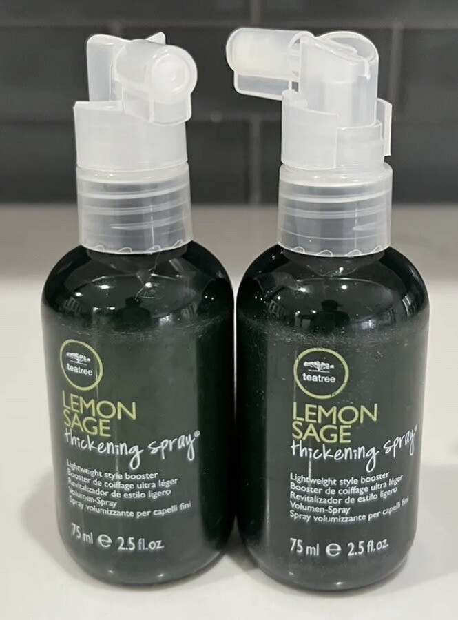 Paul Mitchell Tea Tree Lemon Sage Thickening Spray 2.5 oz **2-Pack** NEW