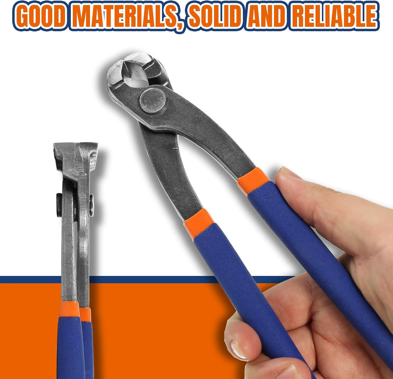 Nail Puller,Pliers,End Cutting Pliers, Carpenter Pincer Tool,Ear Clamp Nail Pull