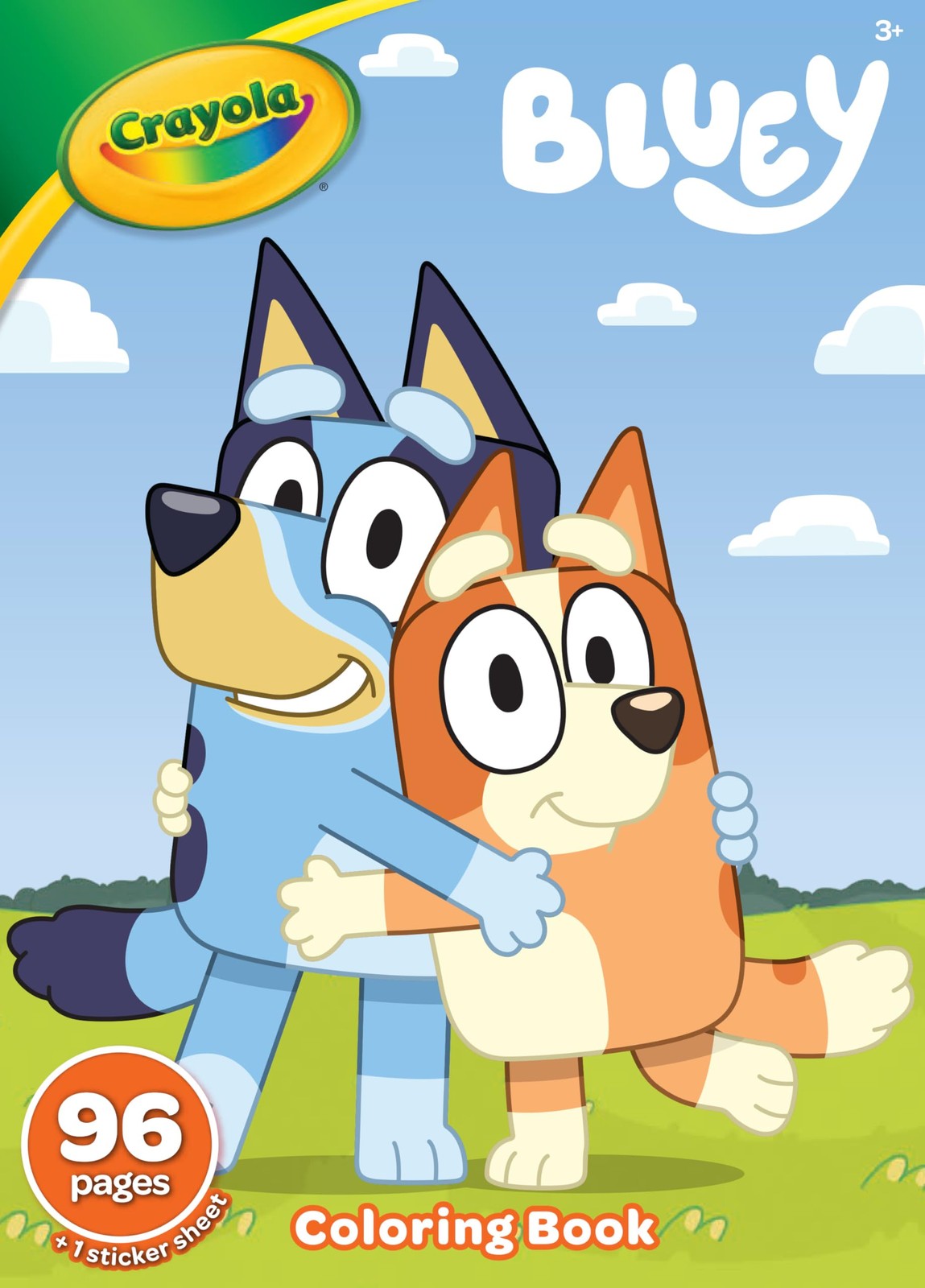 Colouring Book - Bluey | 96 Pages of Bluey Colouring Fun | Sticker Sheet Incl...
