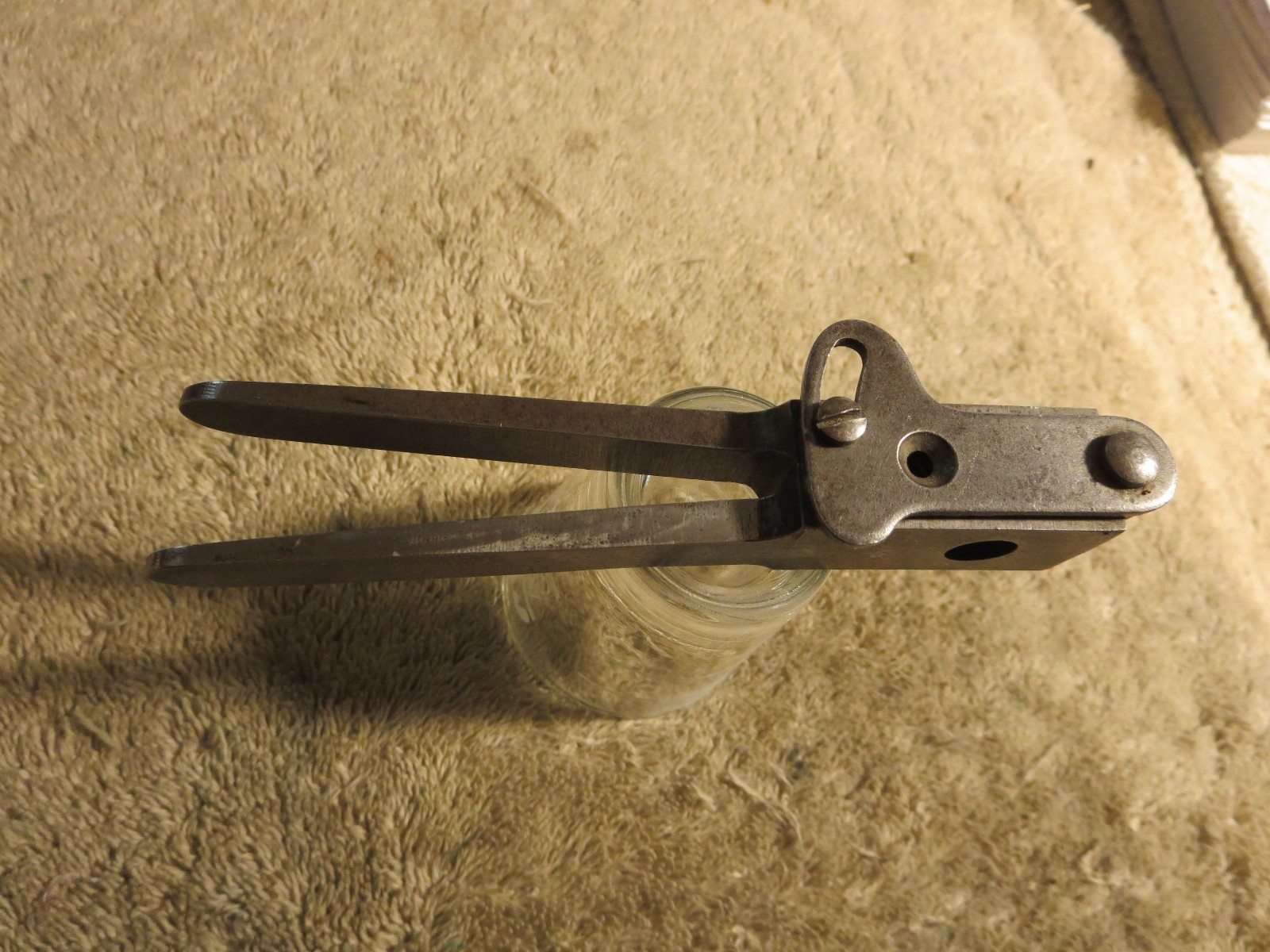 Rare Antique Remington(not S&W) iron handle bullet mold .38 cal. prob. 1880-1889