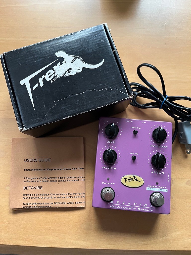 T-Rex Engineering Betavibe Chorus Rotary Simulator Beta Vibe Guitar Effect Pedal
