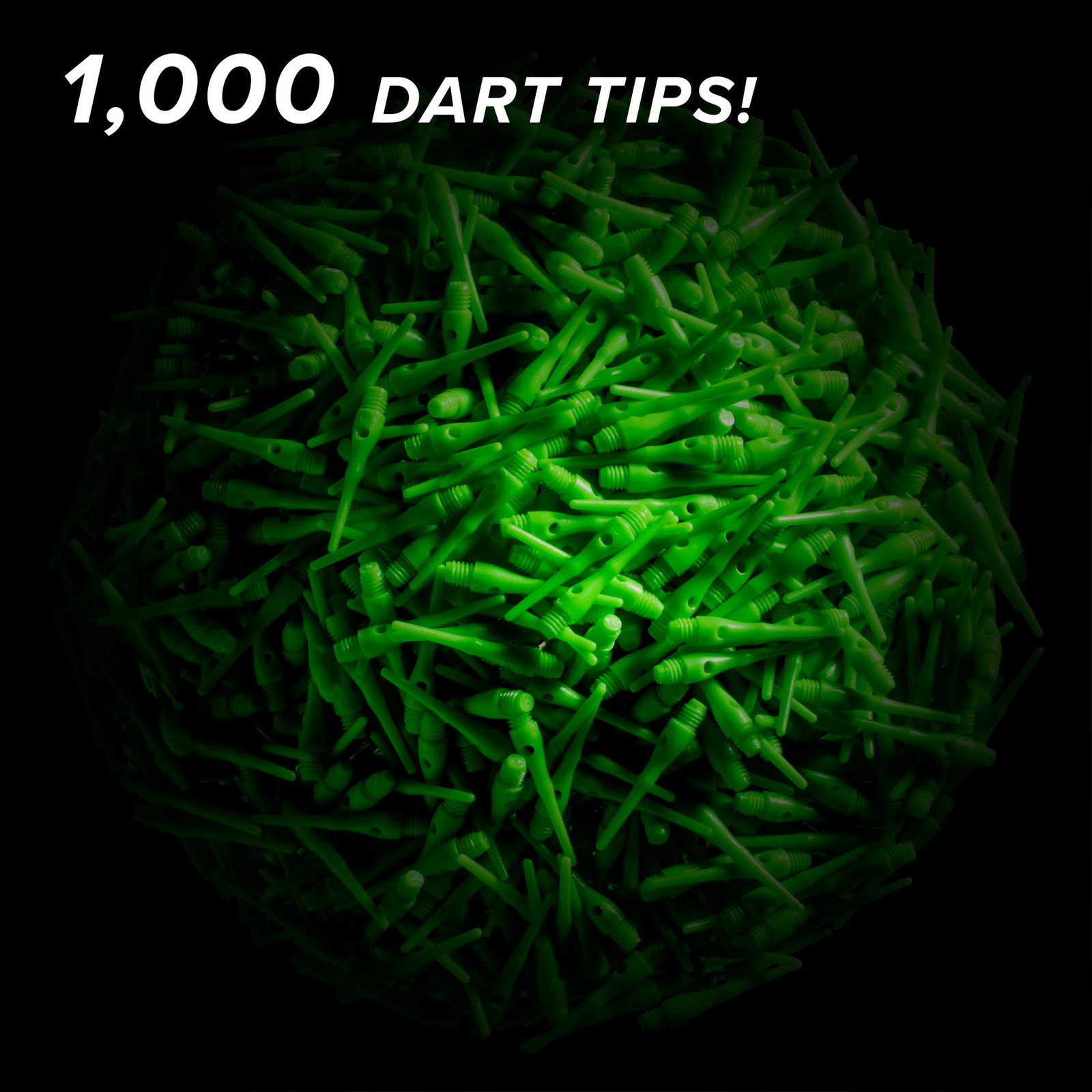Tufflex III Neon Green 50ct Soft Tip Points