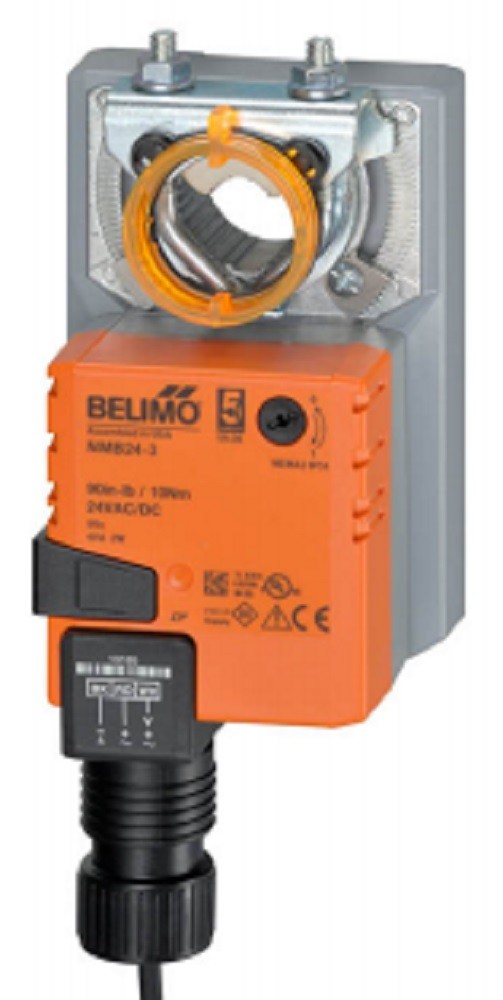 Belimo NMX24-3 Damper Actuator, 90 in-lb 10 Nm, Non Fail-Safe Floating Point