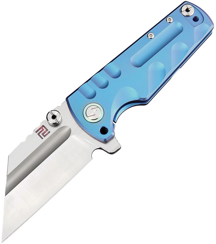 Artisan Proponent 4" Framelock Blue Stainless S35VN Steel Folding Knife 1820GBUS