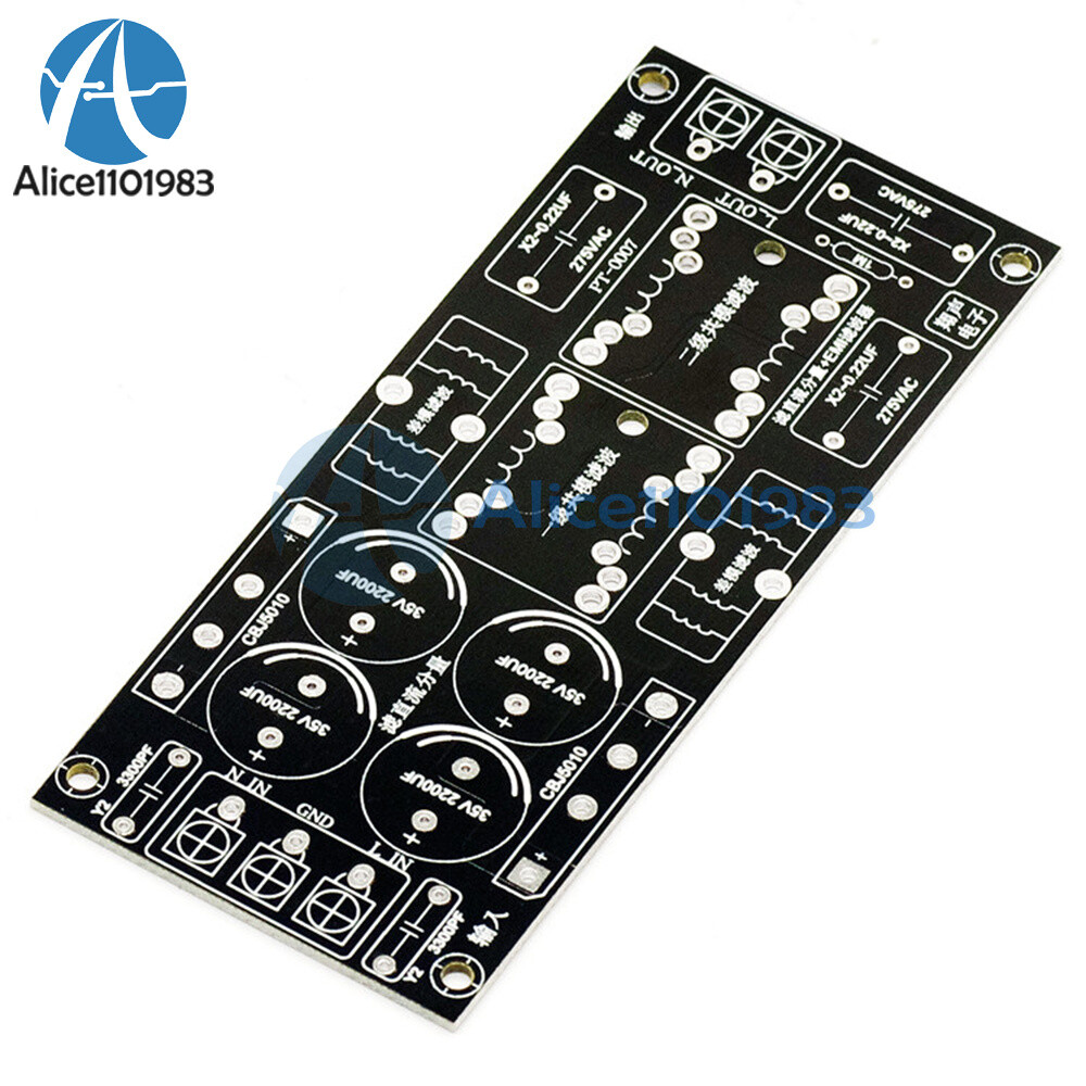 4A/10A/20A Power Filter EMI Module Audio Amplifier High Frequency Filter Board