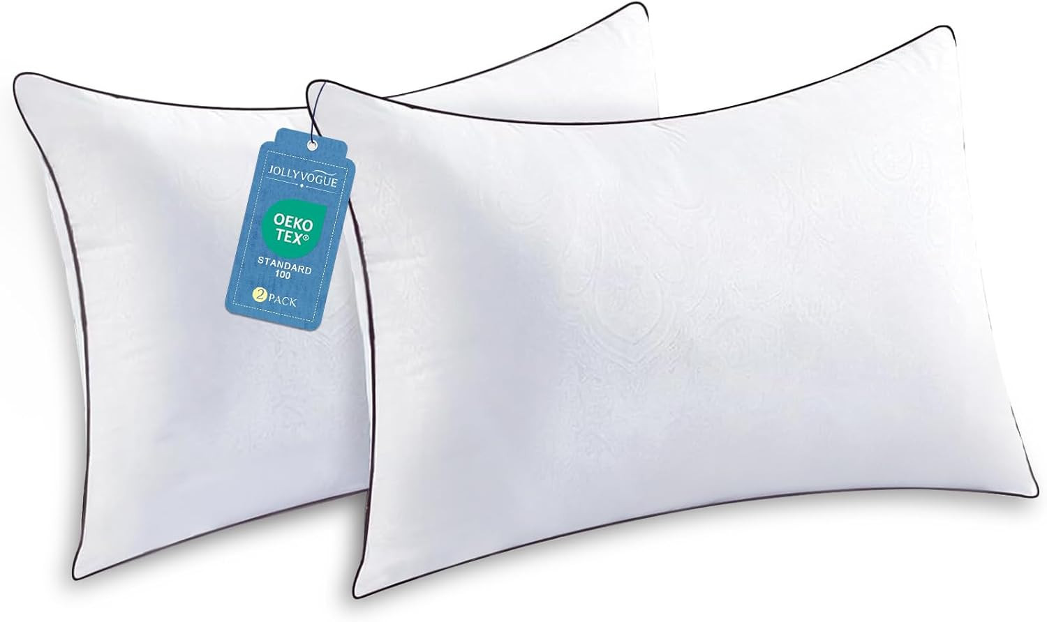 Standard Pillows Set of 2, Cooling and Supportive Pillows Full Size Set of 2 for