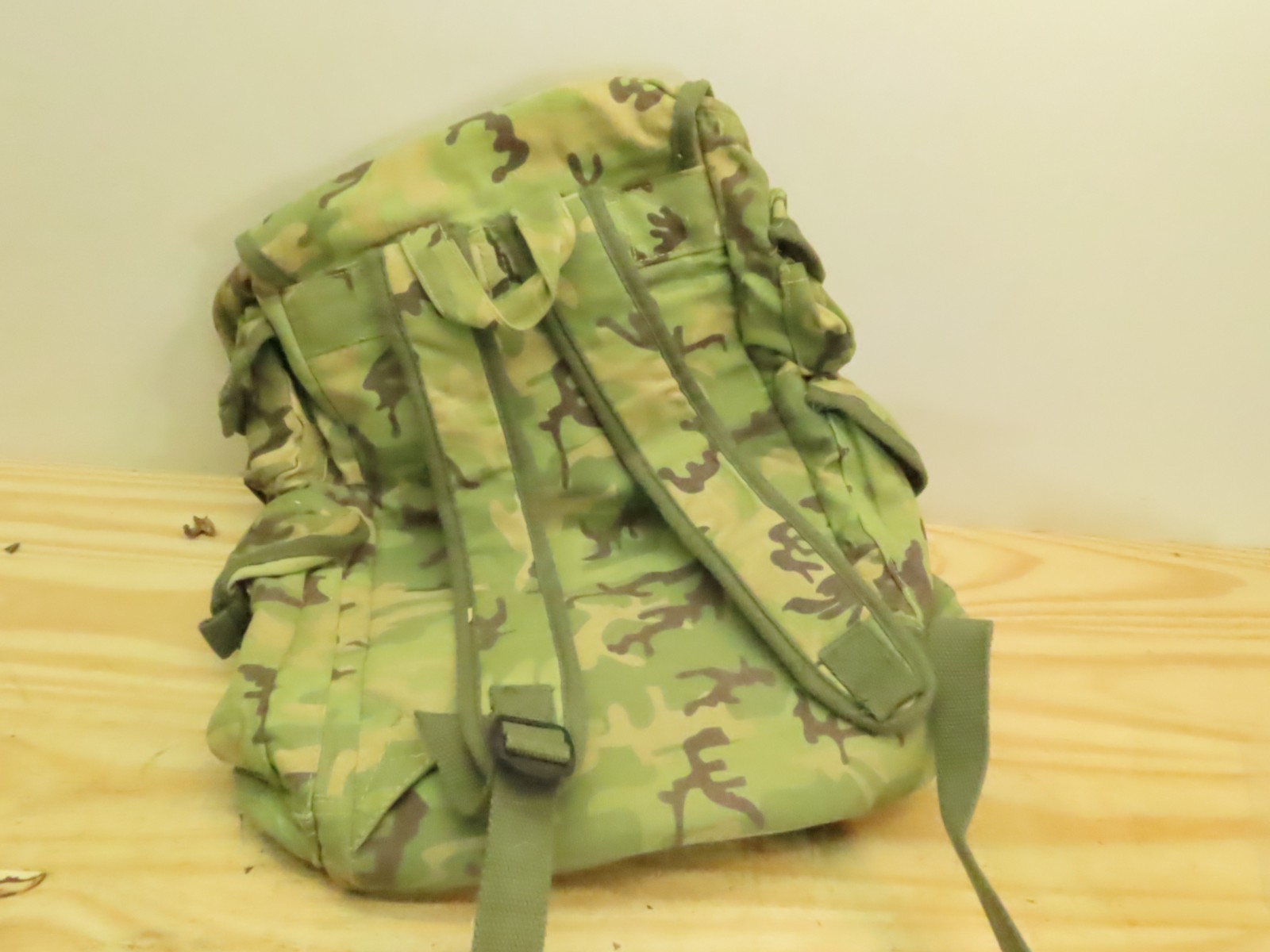 Military Style Camouflage Terrain Pattern Short Back Rucksack Backpack