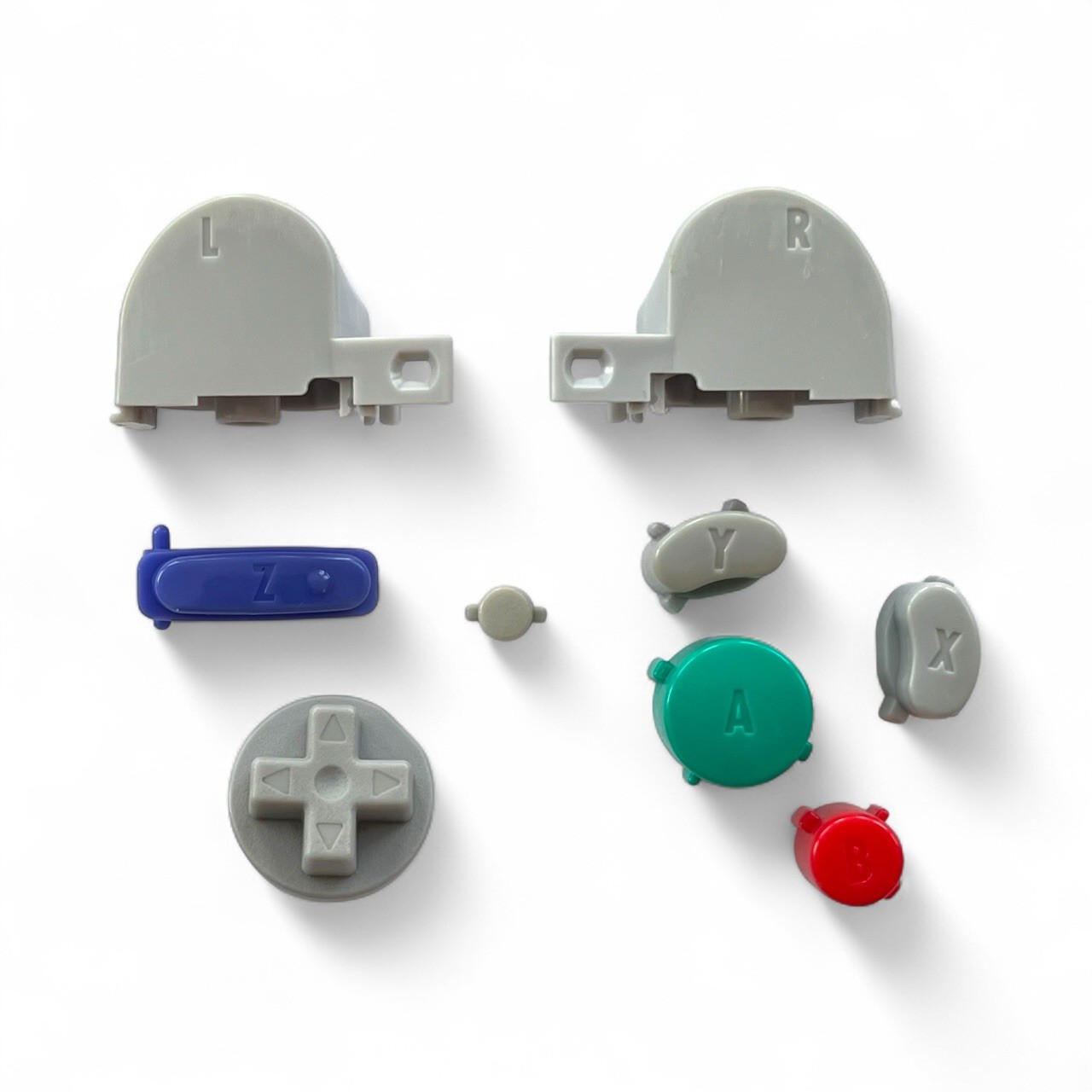 OEM Nintendo GameCube Button Set – A B X Y Start D-Pad Z L & R Triggers, Genuine