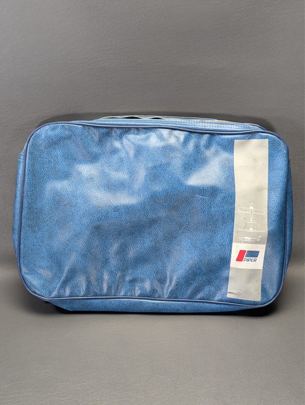 Piper Aircraft Vinyl Document Pouch - Zipper Bag - 16" x 10"