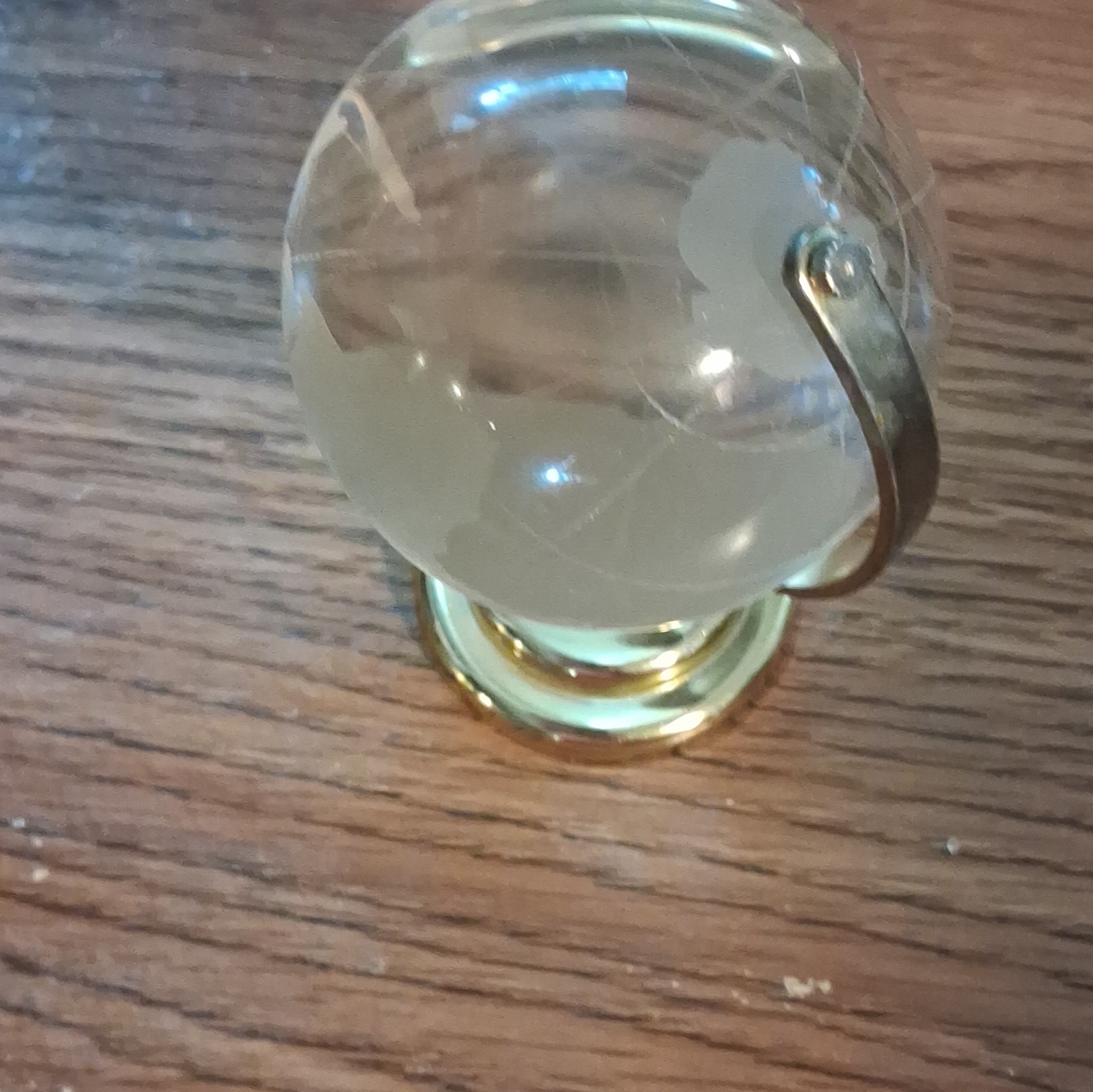 Clear Glass Tabletop Decorative Globe