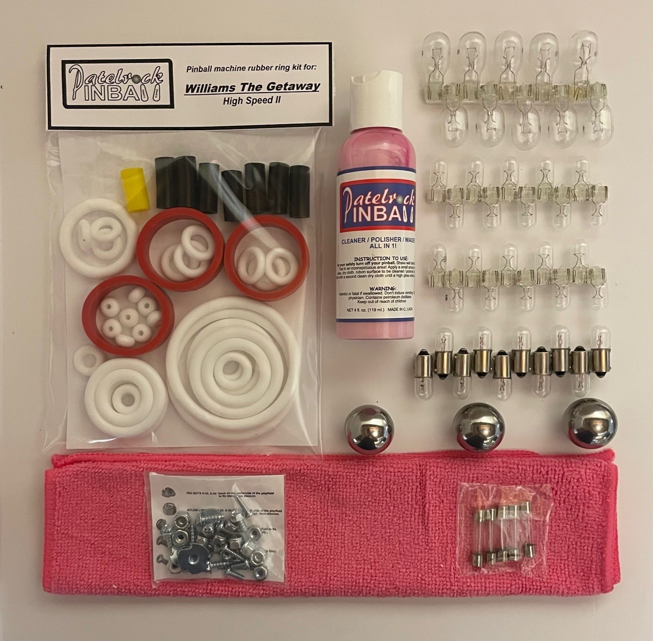 1992 Williams The Getaway High Speed II Pinball Machine Maintenance Tune Up Kit