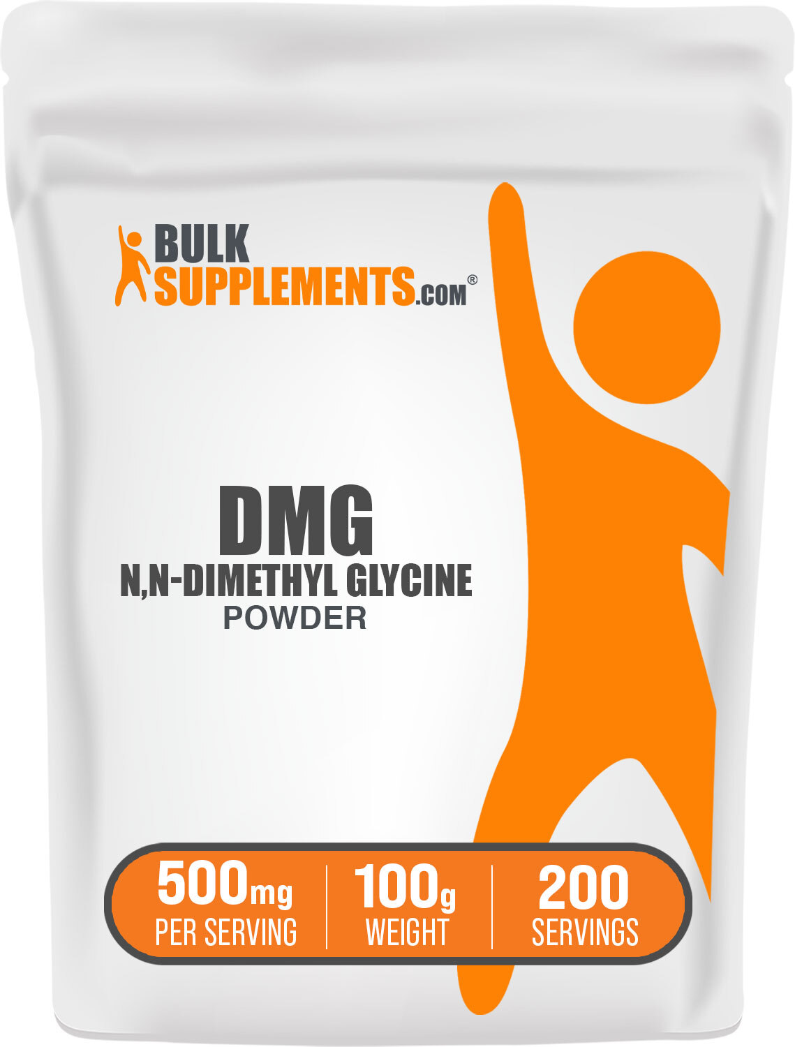 BulkSupplements N,N-Dimethyl Glycine HCl (DMG HCl) Powder - 500mg per Serving