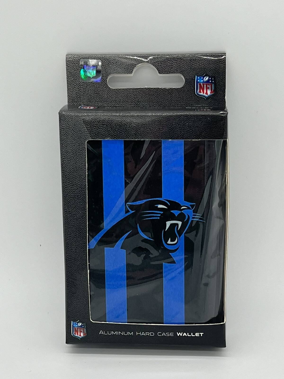 Carolina Panthers Hard Case Wallet Card Holder RFID Blocking  NFL Evergreen